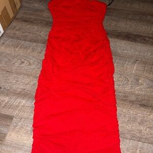 B Darlin Vibrant Red Dress